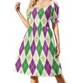 thumbnail image 2 of Vestido de verano de manga corta, vestido de cumpleaños para mujer, vestido de verano para mujer 2025, 2 of 7