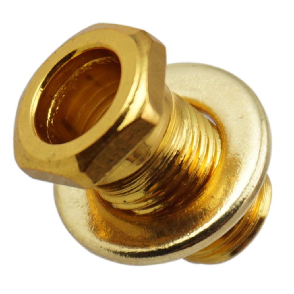 Rushawy 6x1 Set Tuning Peg Bushing Washer for Electric/Wood/Acoustic Guitar Gold