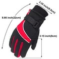thumbnail image 4 of Dyfzdhu Winter Outdoor Kids Boys Girls Snow Skating Snowboarding Windproof Warm Ski Gloves Blue, 4 of 4