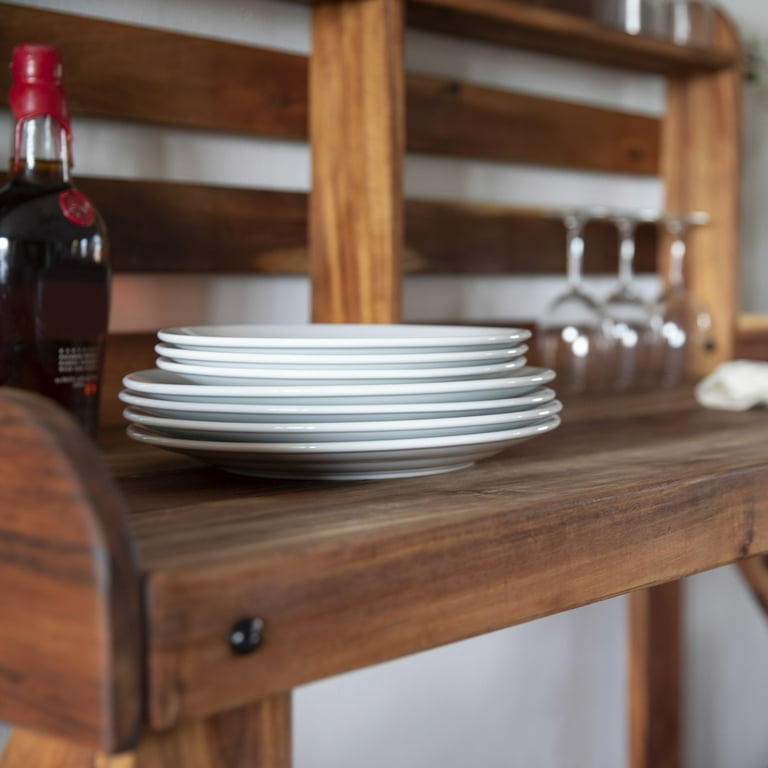 Backyard Discovery Outdoor Garden Bench with Large Storage Table