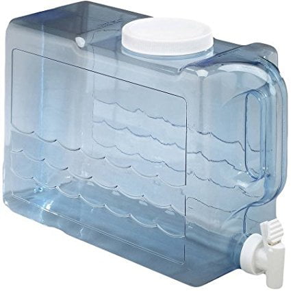 Slimline Beverage - Arrow H2O 2.5-Gal Slimline Beverage Dispenser, Blue, Convenient 2.5 gal size By Generic