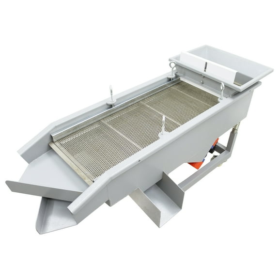 3-layer Linear Vibrating Screen Electric Vibrating Sifter Dual-motor Sieve Screen Shaker 220V