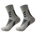 thumbnail image 1 of Calcetines deportivos para hombre que absorben la humedad y repelen el sudor para caminar y correr., 1 of 5