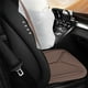 thumbnail image 5 of Asiento de coche ventilado con respaldo y reposacabezas, universal para todas las estaciones, núcleo de esponja de alta presión transpirable, adecuado para la comodidad del verano, color café, 5 of 7