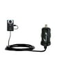 Gomadic Intelligent Compact Car / Auto DC Charger suitable for the JVC GC-WP10 Camcorder - 2A / 10W power at half the size. Uses Gomadic TipExchange T