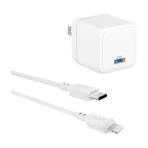 onn 20W USB-C Wall Charger with 3ft Lightning Cable
