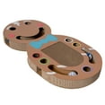 thumbnail image 3 of FurHaven Pet Products Cat Scratcher Gingerbread Man Corrugated Busy Box with Catnip, 3 of 9