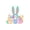 D, variant on Easter Party Decorations Egg-Bunny Swirl Banner - 4 Set Easter Birthday Party Favors Supplies Gifts Hanging Decoration Streamers School Office Indoor Decor