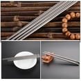 thumbnail image 3 of Outdoor Portable Chopsticks Metal Camping Travel Titanium, 3 of 6