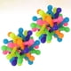 thumbnail image 4 of 2 juguetes masticables coloridos para perros: pelota de goma para entrenamiento de molares, pelota arcoíris de goma para mascotas (pequeña), 4 of 5