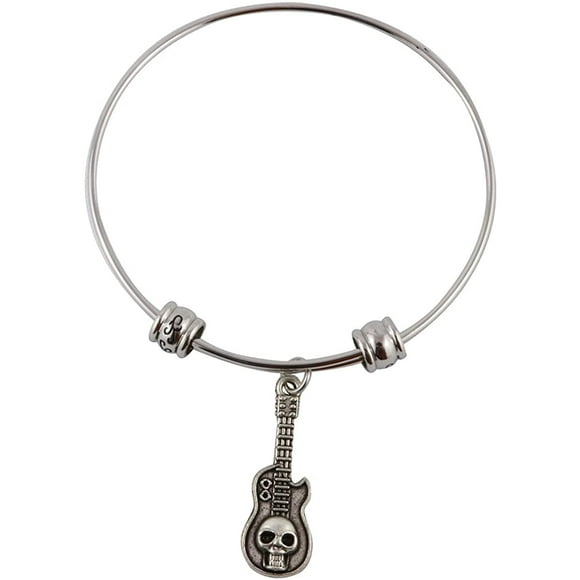 Emerald Park Jewelry Guitar with Skull Fancy Bangle