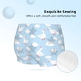 thumbnail image 2 of Rocae Cute Goose On A Blue Sky for Girls' Cotton Boxer Briefs, Soft Mid-rise Panties-X-Large, 2 of 5