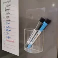 thumbnail image 2 of 4Pcs Magnetic Dry Erase Markers, Wall Mounted Clear Dry Erase Marker Holder, 2 of 5