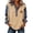 Light Gray, variant on Women's Loose Fit Long Sleeve Top with Vintage Print Casual Flowy Blouse for Spring/Summer Daily Wear Beige L