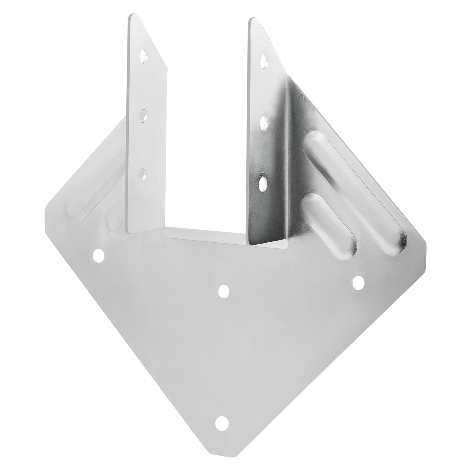 KFFKFF Hurricane Ties for Rafters, Inner Dimensions 5.31x1.57x2.48 in / 135x40x63 mm, Durable Straps for Roof Beam and Wooden Construction, 25 Pieces