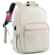 thumbnail image 1 of Mochila LOVEVOOK para portátil de 15.6 pulgadas con puerto USB para mujer, gris y rosa, 1 of 9