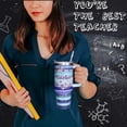 thumbnail image 3 of Teacher 40 oz Tumbler Appreciation Gifts for Women with Handle Insulated Stainless Steel Thank You Teacher Travel Coffee Mug with Lid and Straw Gifts, 3 of 6