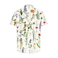 thumbnail image 5 of JXMVOJ Men's Hawaii Print Button-Up Casual Shirt, Lightweight Polyester Summer Tops for Outdoor, Party, Wedding, Daily Casual Wear, 5 of 5