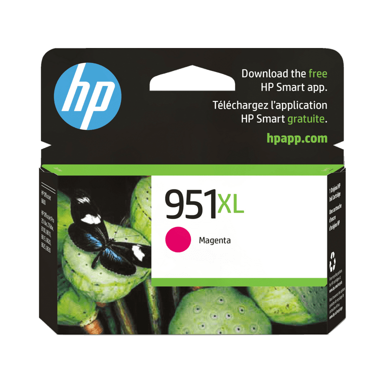 HP 951XL, (CN047AN) High-Yield Magenta Original Ink Cartridge HP 951XL, (CN047AN) High-Yield Magenta Original Ink Cartridge