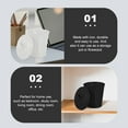 thumbnail image 4 of 2 Pcs Apparence Classique Poubelles de Bureau Conteneurs de Déchets, 4 of 8