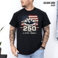 thumbnail image 2 of USA 250th Anniversary Shirt, America 250 Patriotic F14 Fighter Jet T-Shirt, 250 Years Independence Day Tee, 2 of 3