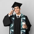 thumbnail image 5 of Fuzoiu Surfing Shark Print Graduation Sash,Graduation Stole,Unisex Adult Graduation Stole Shawl 91" Long,for Academic Commencements Shawl-Sharp Corner, 5 of 7