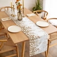 thumbnail image 3 of Table Runner 70 Inches Long for Kitchen Dining, Eucalyptus Leaves Dresser Scarf Farmhouse, Dining Table Decorations for Wedding/Parties, Spring Plants Country Yellow 13 x 70 In, 3 of 8