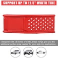 thumbnail image 2 of Heavy Duty Steel Car Ramps, 8000 Lbs Capacity Vehicle Service Ramps with 8-Inch Lift for SUV and Truck Oil Change, 2 Pack，Red, 2 of 5