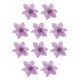 thumbnail image 3 of Toystoory Árbol de Navidad Decorativo Flor Falsa Portátil Desmontable Hogar Jardín Boda Fiesta Festival Artificial Flores Púrpura Púrpura 10piezas Toystoory CBP268916, 3 of 4
