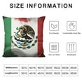 thumbnail image 5 of JEUXUS  Mexico Independence Day Throw Pillow Cover Decorative Pillow Covers Throw Pillow Case Cushion Case for Room Bedroom Sofa Chair Car Home Decor Gifts, 5 of 5