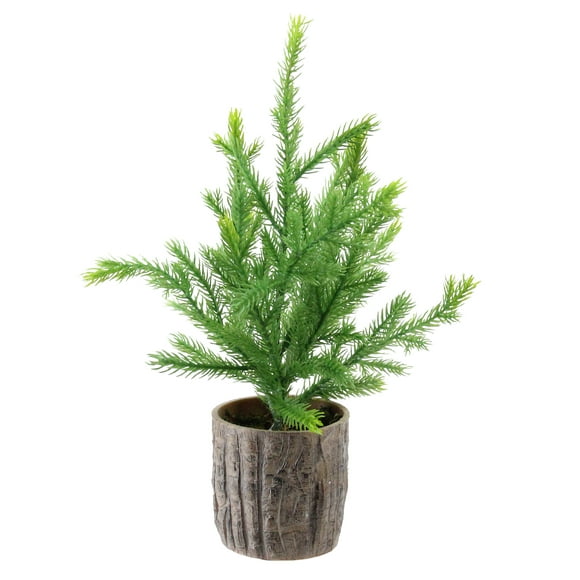 Northlight 12" Potted Medium Artificial Pine Christmas Tree - Unlit
