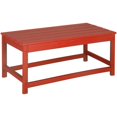 thumbnail image 3 of Paradise 3-Piece Set Outdoor Patio Adirondack Coffee Table and Square Side Table, 3 of 8