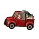 thumbnail image 4 of Bola de nieve navideña con purpurina roja para decoración de coche, estilo retro, portátil Camión muñeco de nieve, 4 of 9