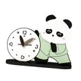 thumbnail image 2 of Bonito reloj de mesa con forma de panda, práctico reloj de escritorio moderno y decorativo, silencioso para apartamentos, dormitorios, comedores, , Estilo B, 2 of 8