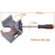 thumbnail image 4 of Abrazadera De Ángulo Recto De 90 Grados Con Abrazadera De Aleación De Aluminio De Un Solo Mango Tornillo De Banco Para Marco De Foto De Enrejado De Pecera seitruly TO002642-00, 4 of 6