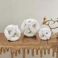 thumbnail image 3 of Textured Wooden Bead Orb, 3 of 3
