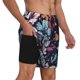 thumbnail image 2 of Fotbe Flowers ad Butterflies Traje de Baño para Hombre – Shorts de Natación de Secado Rápido con Forro y Bolsillos-3X-Large, 2 of 6