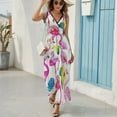 thumbnail image 6 of Flamingo Pattern Pattern Design Sleeveless Dress Summer Clothes for Women Women's Clothing 2025, 6 of 7