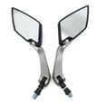 thumbnail image 2 of Unique Bargains Universal Motorcycle Motorbike Rearview Rear View Side Mirror 8mm 10mm 2pcs, 2 of 4