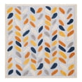 thumbnail image 3 of Unique Loom Aruba Outdoor Collection Area Rug - Oranjestad (5' 3" Square Gray/Ivory), 3 of 7