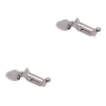 thumbnail image 2 of maskred Iron Sewing Machine Single Fold Binder Attachment Tape Size Binding 6 Silver 3/8 Scale 2Set, 2 of 6