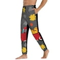 thumbnail image 3 of Kdxio Red Pickup Truck With Pumpkins Pattern Joggers,Sweatpants for Men with Pockets-3X-Large, 3 of 5