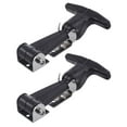 thumbnail image 1 of Stainless Steel Heavy Duty T-Handle Hasp with Flexible Buckle for Car Use Assorted Color 2pcs, 1 of 8