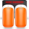 thumbnail image 3 of Paquete de 2 calentadores de manos recargables, calentadores de manos eléctricos portátiles reutilizables, calentadores de manos USB 2 en 1, regalos para exteriores/interiores/cálidos para hombres, mu, 3 of 4