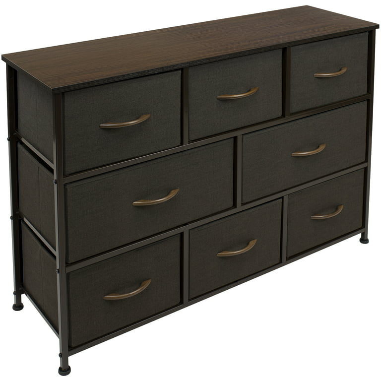 Dresser with 8 Drawers - Furniture Storage Chest for Kids Clothing or
