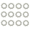 thumbnail image 1 of MYG 12 Pcs Napkin Ring Napkins Holders Table Decoration for Party Wedding Kitchen, 1 of 10