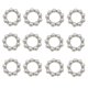thumbnail image 1 of 12 Pcs Pearls Napkin Ring Napkins Holders Table Decoration For Party Wedding Kitchen Dining Room Family Dinner Table Decor, 1 of 10