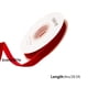 thumbnail image 3 of Cinta de Terciopelo Rojo Brillante de 2 Cm X 10 Yardas | Ideal para Decorar Regalos, Flores y Envoltorios (Con Borde de Alambre)., 3 of 6