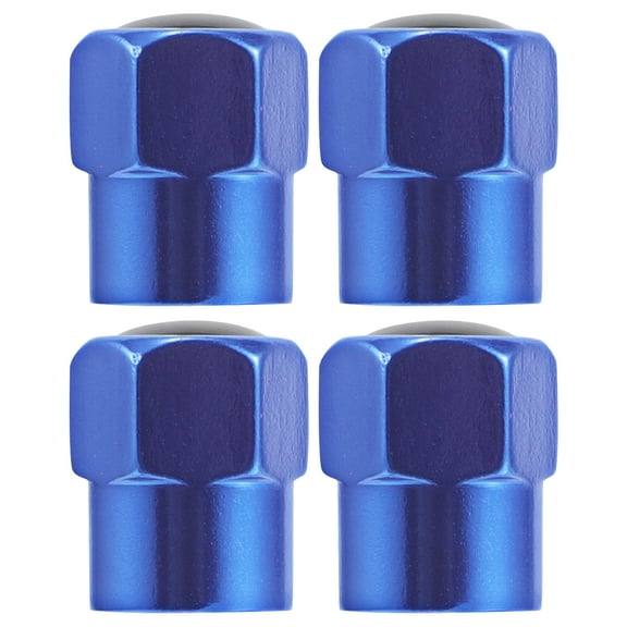 4 Pcs Aluminum Tire Stem Valve Caps Wheel Covers Dustproof Accessories for SUV Car Bikes Motorcycle