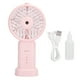 thumbnail image 1 of Carga de mano pequeño ventilador humidificación mini USB portátil escritorio cabecera universal rosa 178 x 92 x 40 mm, 1 of 8